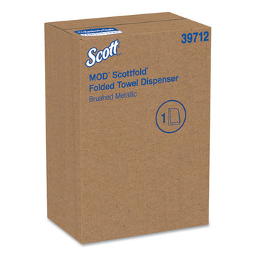 Scott® Mod* Scottfold* Towel Dispenser, 10.6 X 5.48 X 18.79, Brushed Metallic freeshipping - TVN Wholesale